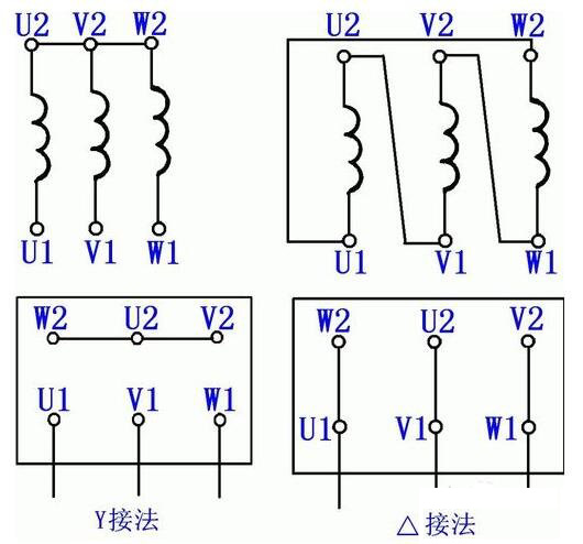 6851569725750280.jpg 三相混合式步进电机的运行方式接线示意图